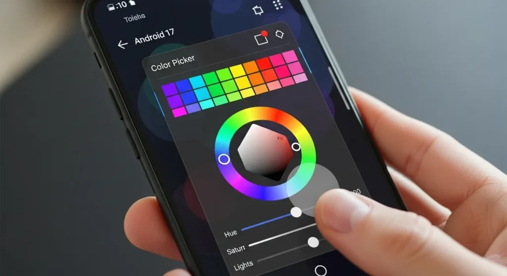 Descubra a Incrível Nova Ferramenta De Cores Do Android 17!