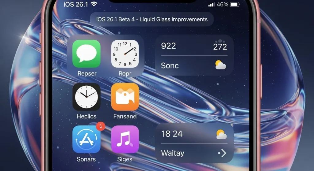 Descubra como o Ios 26.1 Beta 4 Transforma a Experiência do Liquid Glass. - Clique para ver mais detalhes Descubra como o Ios 26.1 Beta 4 Transforma a Experiência do Liquid Glass.