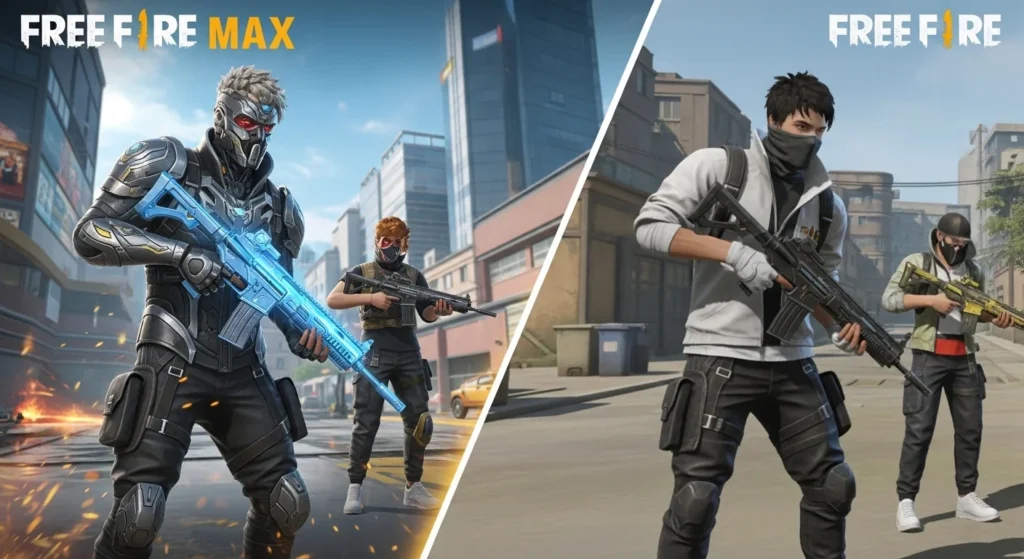 Max Normal Free Fire Max é melhor que o Free Fire normal? - Qtek
